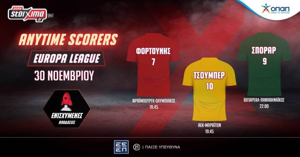 pamestoixima anytime scorers