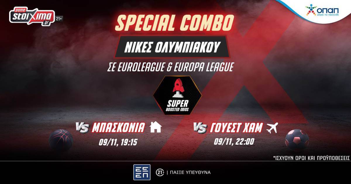 pamestoixima combo bet olympiacos